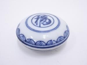 京焼　染付香合